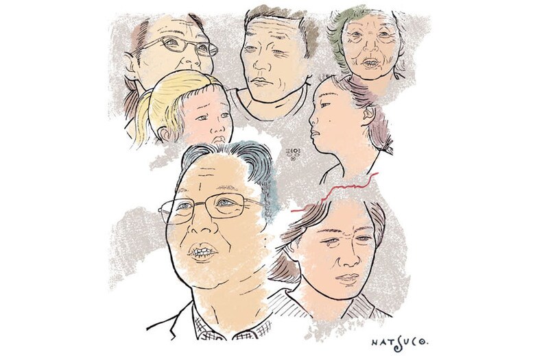 ILLUSTRATION BY NATSUCO MOON FOR NEWSWEEK JAPAN