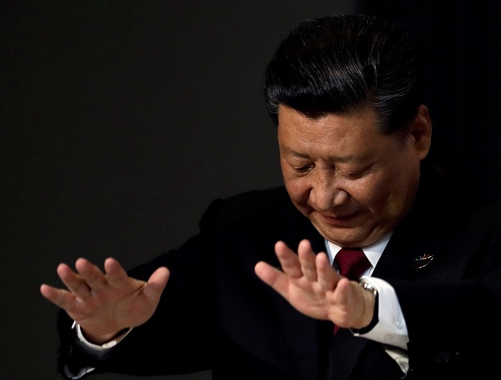 南アで開催されたBRICS首脳会議における習近平国家主席　Themba Hadebe/REUTERS