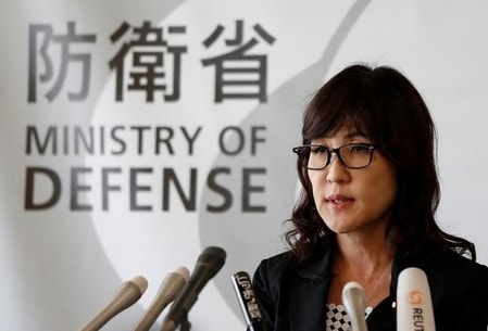 　６月１１日、防衛省が東南アジア諸国への装備輸出を進めるため、各国の国防当局者を集めて１５日に会議を開くことが、関係者への取材で明らかになった。写真は稲田防衛相。２０１６年９月、都内の同省で撮影（２０１７年　ロイター/Issei Kato）