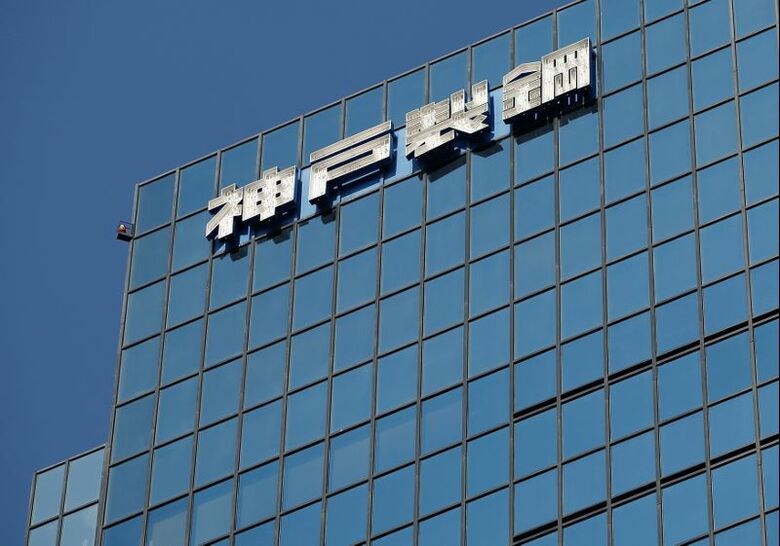 １０月２０日、経済産業省は神戸製鋼が品質不正で新たな事案を発表したことを受け、記者会見を開いた。写真は都内の同社。１０日撮影（２０１７年　ロイター／Issei Kato）