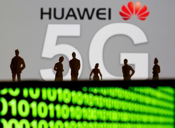 Huaweiの5Gロゴ（イラストレーション）　REUTERS/Dado Ruvic/Illustration