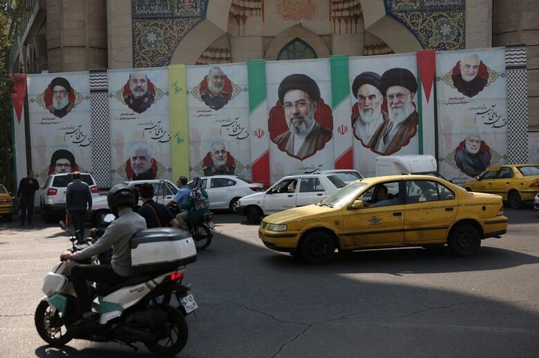 写真は28日、イランの首都テヘランで撮影。Majid Asgaripour/WANA (West Asia News Agency) via REUTERS