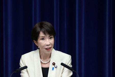 写真は高市首相。2月18日、東京で代表撮影。REUTERS