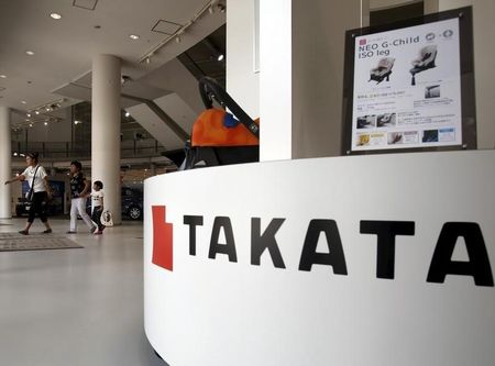 ３月２日、米上院のネルソン議員は、米道路交通安全局にタカタ製エアバッグのリコール拡大を要請したところ、安全性の向上にはならないとの回答があったと明らかにした。都内で昨年６月撮影（２０１６年　ロイター/Yuya Shino）
