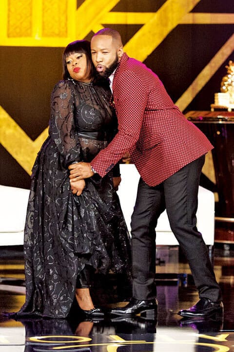 『ハリウッド・ディーバ』に出演したカウンテス・バーンと　