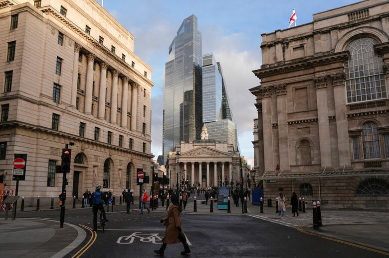 写真は2026年1月、ロンドンの金融街で撮影。REUTERS/Maja Smiejkowska