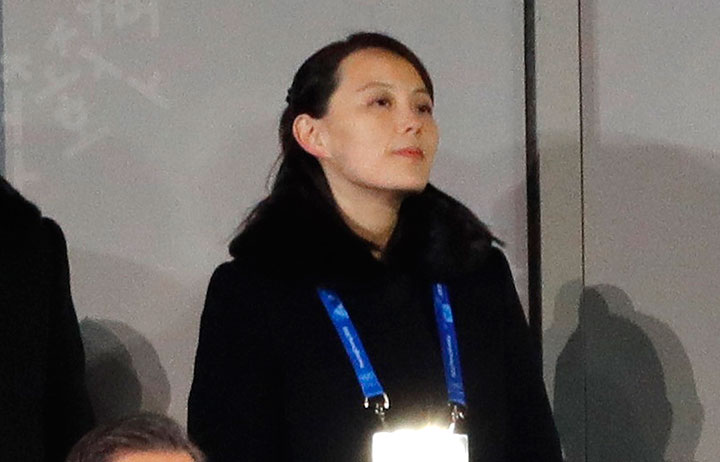 2月の平昌五輪開会式に出席した金与正　Kim Kyung-Hoon-REUTERS