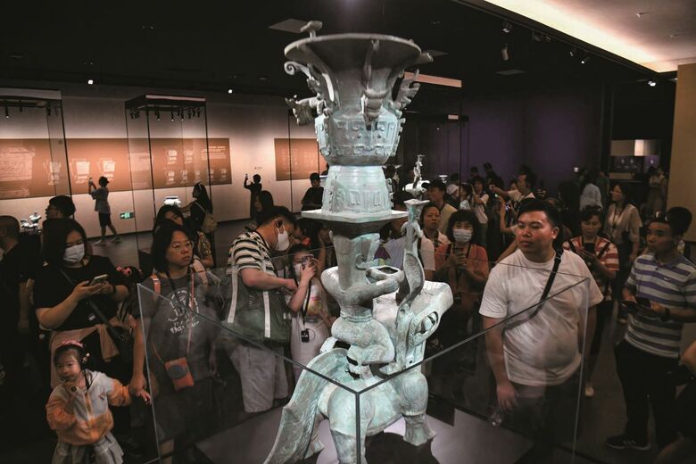 三星堆博物館で約4000年前の文明に触れる　ORIENTAL IMAGE-REUTERS