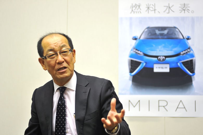 トヨタ「MIRAI」の開発責任者である田中義和チーフエンジニア