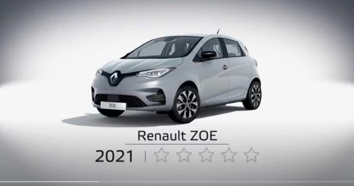 仏自動車大手ルノーの電気自動車（EV）の人気モデル「ゾエ」が8日、欧州の車両安全性評価「ユーロNCAP」で「星なし」の最低評価を受けた。Euro NCAP / YouTube