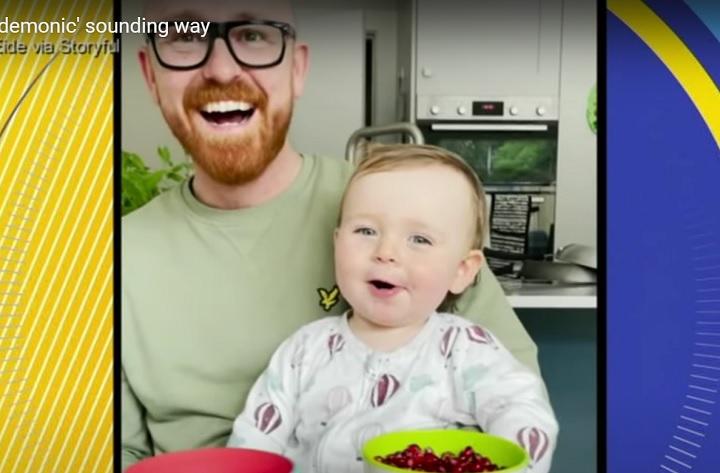 驚きの声色で「ママ」と言うエイデン　YouTube