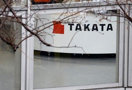　２月１１日、破産法の適用を申請したタカタの米国法人ＴＫホールディングスは、債権者、欠陥エアバッグで負傷した被害者の弁護士、自動車メーカーと和解した。破産手続きの完了や事業売却に向けて前進することになる。９日撮影（２０１８年　ロイター/Toru Hanai）