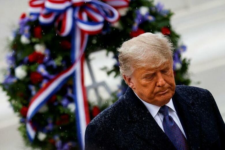米大統領選の開票を巡って、トランプ大統領の陣営は１１日、不正選挙の横行を理由に、ミシガン州で選挙結果の不承認などを求める訴訟を連邦地裁に提訴した（２０２０年　ロイター／Carlos Barria）