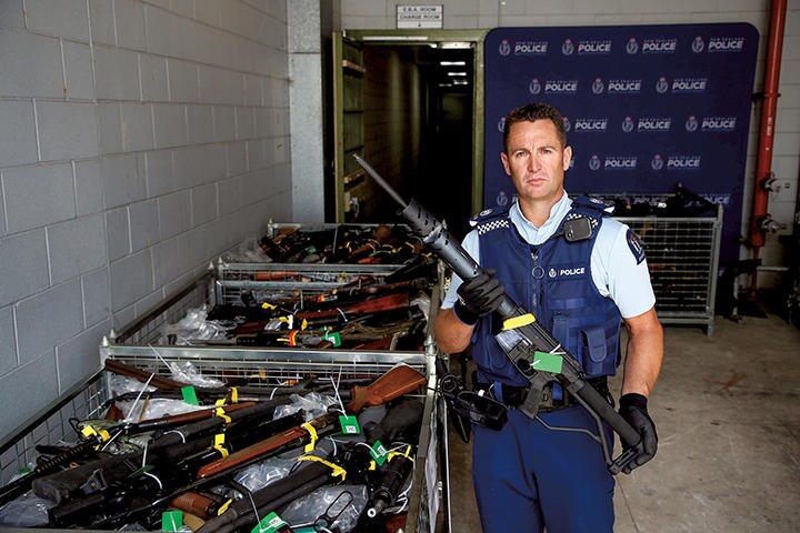 銃の買い取り計画では5万6000丁が回収された　PHIL WALTER/GETTY IMAGES