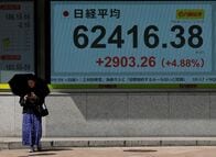 日経平均は初の6万2000円、終戦期待でリスクオン　ＡＩ主導の株高継続