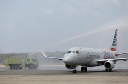 米・ベネズエラ間の旅客便、7年ぶり再開　第1便カラカス到着