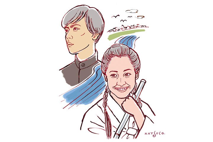 ILLUSTRATION BY NATSUCO MOON FOR NEWSWEEK JAPAN