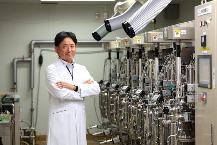 ナガセヴィータで農業分野の研究を率いる東山隆信さん