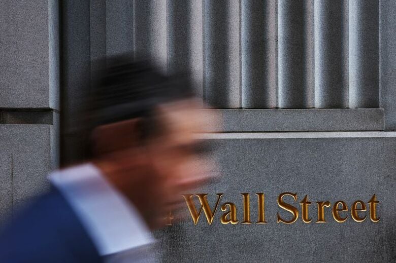 2025年3月、ニューヨークのウォール街で撮影。REUTERS/Shannon Stapleton