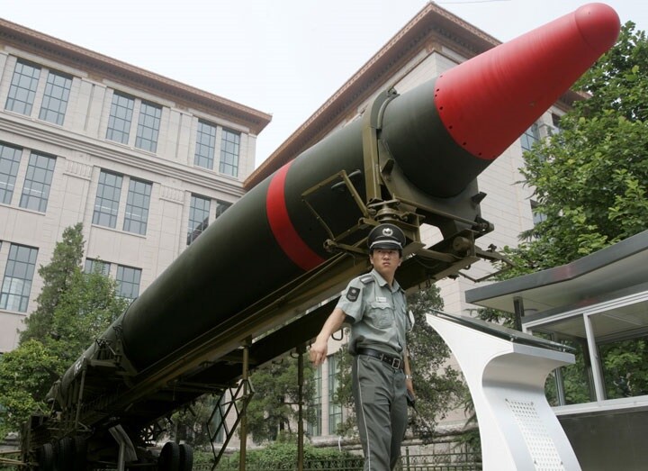 中国は核搭載可能な大陸間弾道ミサイル でアメリカを狙うこともできる REUTERS/Jason Lee-REUTERS