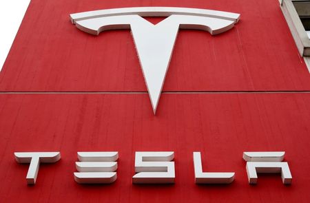 米電気自動車大手テスラは１１日、独ベルリン近郊の工場で今月２９日から２月１１日まで自動車生産の大半を停止すると発表した。紅海で相次ぐ商船への攻撃と、それに伴う海運ルートの変更が影響し、部品不足に陥っているとした。（２０２４年　ロイター／Arnd Wiegmann）