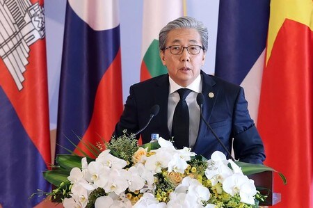 　１月１０日、タイのソムキット副首相は、２０１７年の国内総生産（ＧＤＰ）伸び率が４％となった公算が大きいと述べた。写真はハノイで２０１６年１０月撮影（２０１８年　ロイター／Luong Thai Linh）