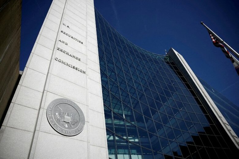 写真は米証券取引委員会（ＳＥＣ）本部。2024年11月、米ワシントンで撮影。REUTERS/Benoit Tessier