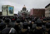 ロシア各地で再び抗議デモ、5000人超拘束　ナワリヌイの釈放要求