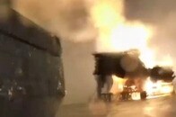 【動画】ウクライナの「シー・ベビー」ドローンによる攻撃映像...ロシアのガス施設が大爆発