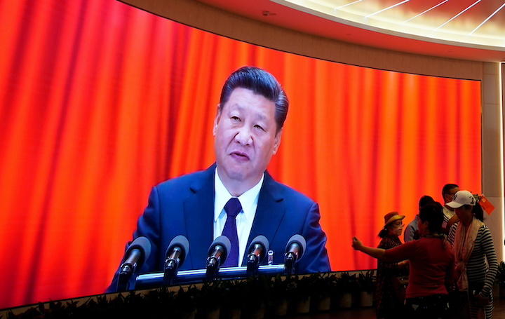 7月1日には建党百周年を迎える中共中央総書記・習近平　 Aly Song-REUTERS