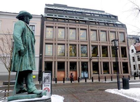 ノルウェー中央銀行（写真）は４日、政策金利を予想通り０．２５％に据え置く一方、来月に利上げする方針を示した。２０１８年撮影。（２０２１年　ロイター/Gwladys Fouche）