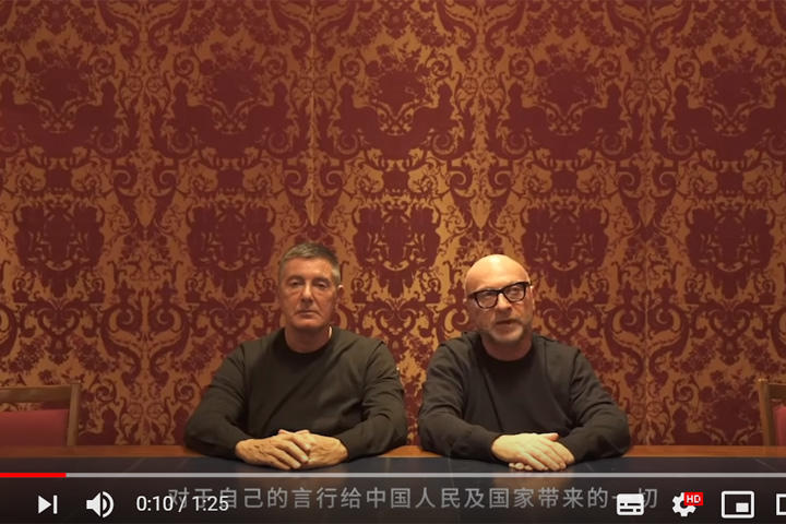 Dolce&Gabbana-YouTubeより