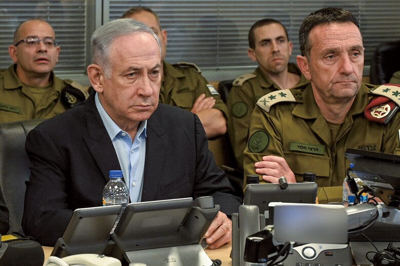 「ミスター安全保障」のネタニヤフだが（7月のイエメン攻撃で）　ISRAELI PRIME MINISTER\'S OFFICEｰHANDOUTｰANADOLU/GETTY IMAGES