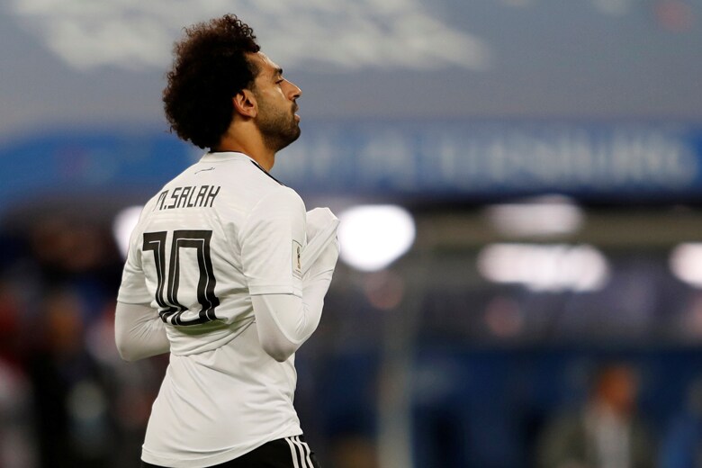 アラブ世界を代表する選手、エジプト代表のムハンマド・サラーフ（モハメド・サラー）　Lee Smith-REUTERS