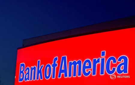 米金融大手バンク・オブ・アメリカ（ＢｏｆＡ）が１６日に発表した第１・四半期決算（３月まで）は減益となったが、市場予想は上回った。２０１０年１月撮影（２０２４年　ロイター/Chris Keane）