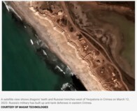 「クリミア決戦」への備え？　ロシア軍がクリミア半島東部に新しく建設した「竜の歯」を映像で確認