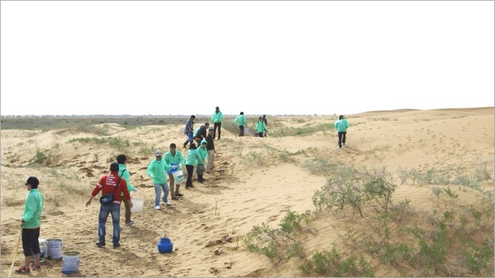 中国（内モンゴル）緑化推進を中心とした砂漠化防止プロジェクト