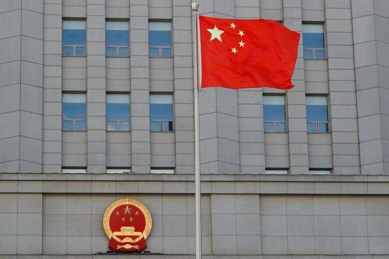 中国国防省は台湾海峡における最近の軍事活動について、外国勢力による干渉や台湾独立を支持する勢力による挑発への対応であり、「（台湾）独立は戦争を意味する」と表明した。写真は２０２０年１１月、北京で撮影（２０２１年　ロイター/Carlos Garcia Rawlins）