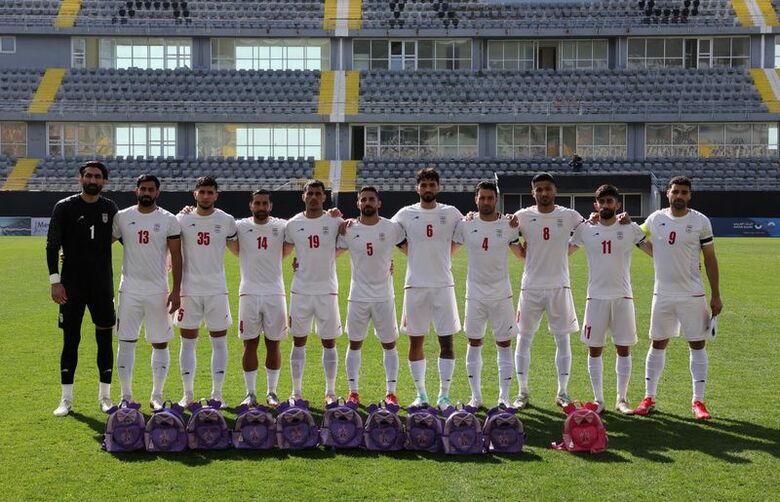 Ｗ杯のイラン代表選手。３月撮影。REUTERS/Umit Bektas/File Photo
