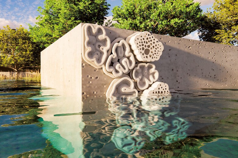 3Dプリントのタイルは独特の曲線に深い意味が　SARA PEZESHK, CC BY-SA