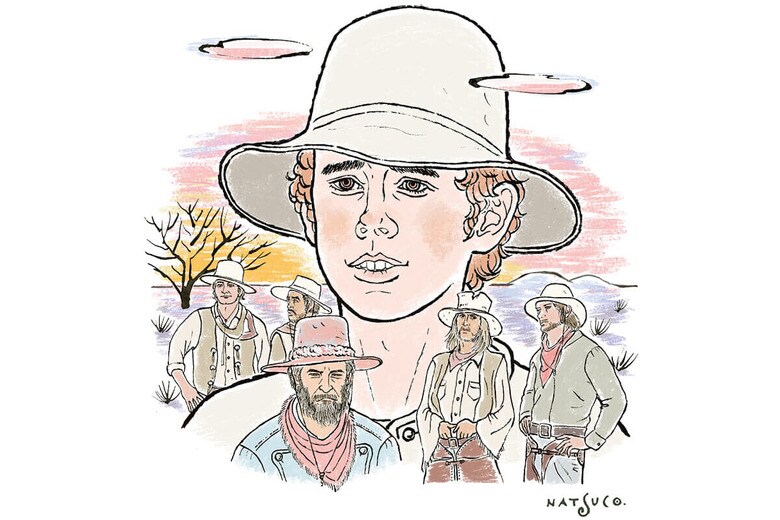 ILLUSTRATION BY NATSUCO MOON FOR NEWSWEEK JAPAN