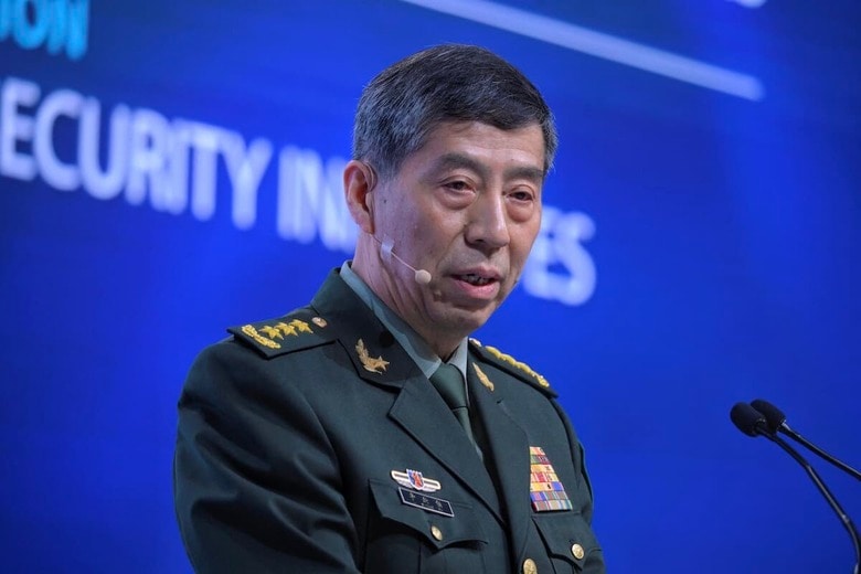中国の李尚福（リー・シャンフー）国防相　Mark Cheong/The Straits Times via REUTERS