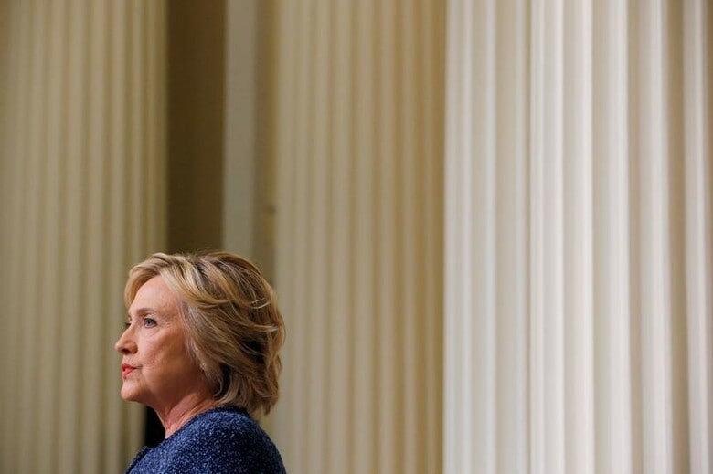 ９月１０日、米大統領選の民主党候補ヒラリー・クリントン氏は、前日のニューヨークでの資金集め集会で、共和党候補ドナルド・トランプ氏の支持者の「半数は嘆かわしい人々の集まり」と発言したことを後悔していると明らかにした。（２０１６年　ロイター／Brian Snyder）