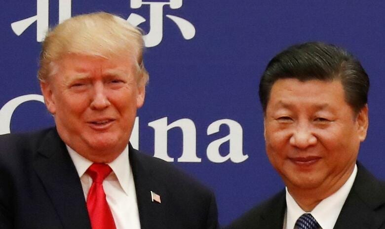 トランプ米大統領と中国の習近平国家主席（写真は昨年11月、北京にて）　Damir Sagolj-REUTERS　