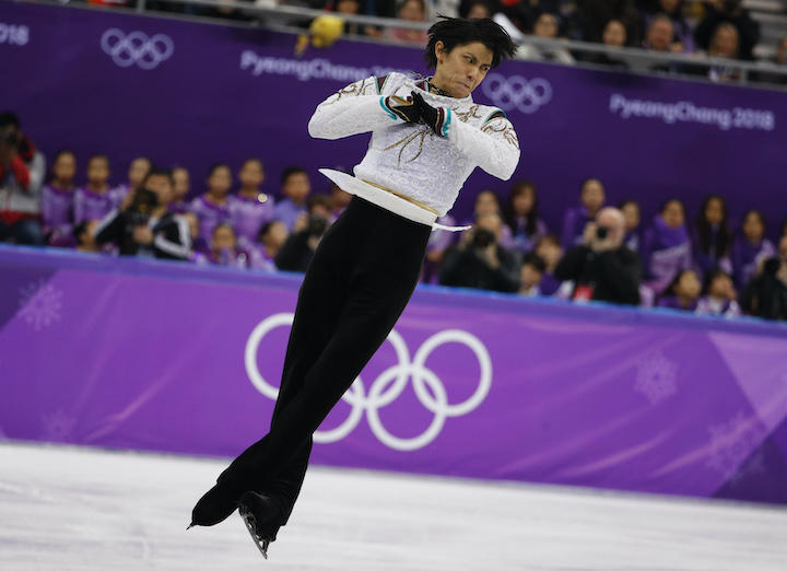 平昌五輪では男子フィギュアで4位に入った中国人選手の得点をめぐり不正採点疑惑があった（ 写真は優勝した羽生結弦）　Phil Noble-REUTERS