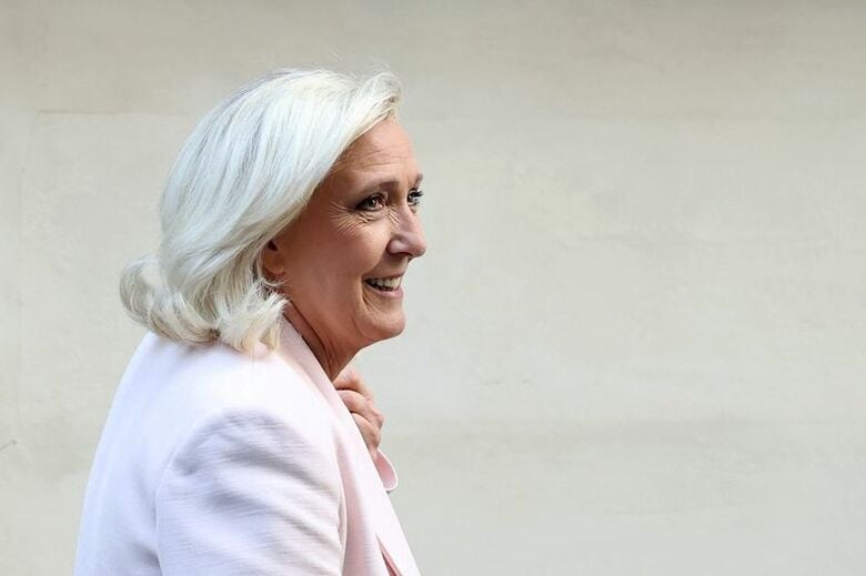 フランスの極右政党「国民連合（ＲＮ）」の指導者マリーヌ・ルペン氏。７月７日、パリで撮影（２０２６年　ロイター/Stephane Mahe）