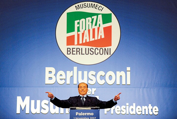 政治家としてはもう終わったと思われていた男が返り咲きするかもしれない　Guglielmo Mangiapane-REUTERS