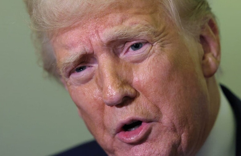 トランプを批判する人は錯乱している？　（3月16日） 　REUTERS/Kevin Lamarque