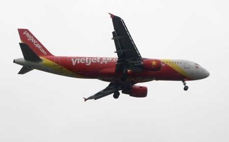 　６月５日、ベトナム民間航空最大手のベトジェットエア・アビエーションは三菱ＵＦＪリースと３億４８００万ドル相当の融資契約を締結したと発表した。３月撮影（２０１７年　ロイター/Kham）