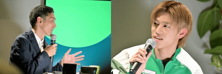 為末大とTAKUMI（桑原巧光）